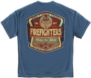 Denim Fade Firefighter T Shirt