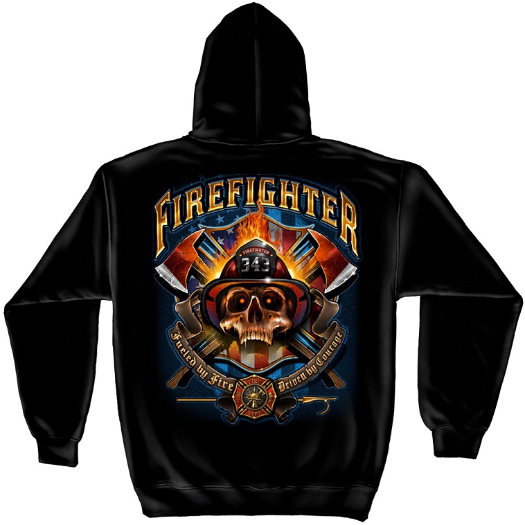 Firefighter Driven by Courage Hoodie