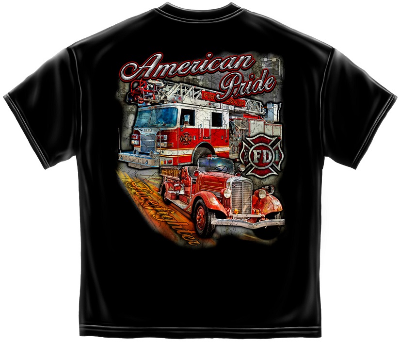 American Pride Firefighter Tee Shirt