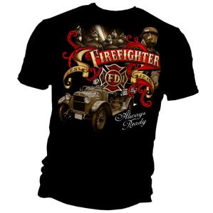 Antique Firefighter T Shirt