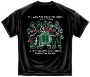 Irish Brothers Firefighter T Shirt
