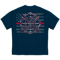 Firefighter Thin Red Line Blue