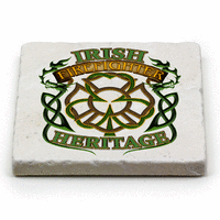 Irish Heritage Firefighter Coaster