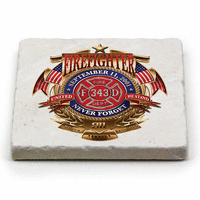 Never Forget Firefighter Coaster