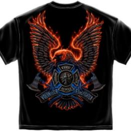 Volunteer Fire Eagle T Shirt