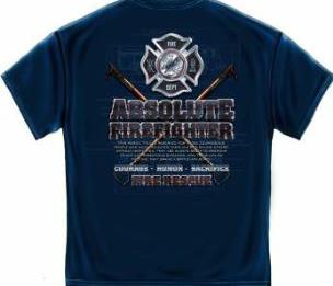 Absolute Firefighter Blue T Shirt
