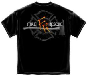 Fire Rescue Axe T Shirt