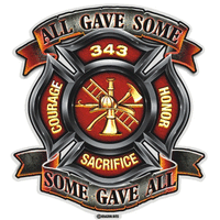 Some Gave All Firefighter Decal