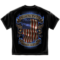 proud american - stand for the flag t shirt