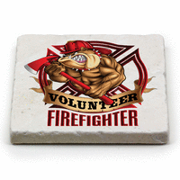 Volunteer Firefighter Dog Coaster